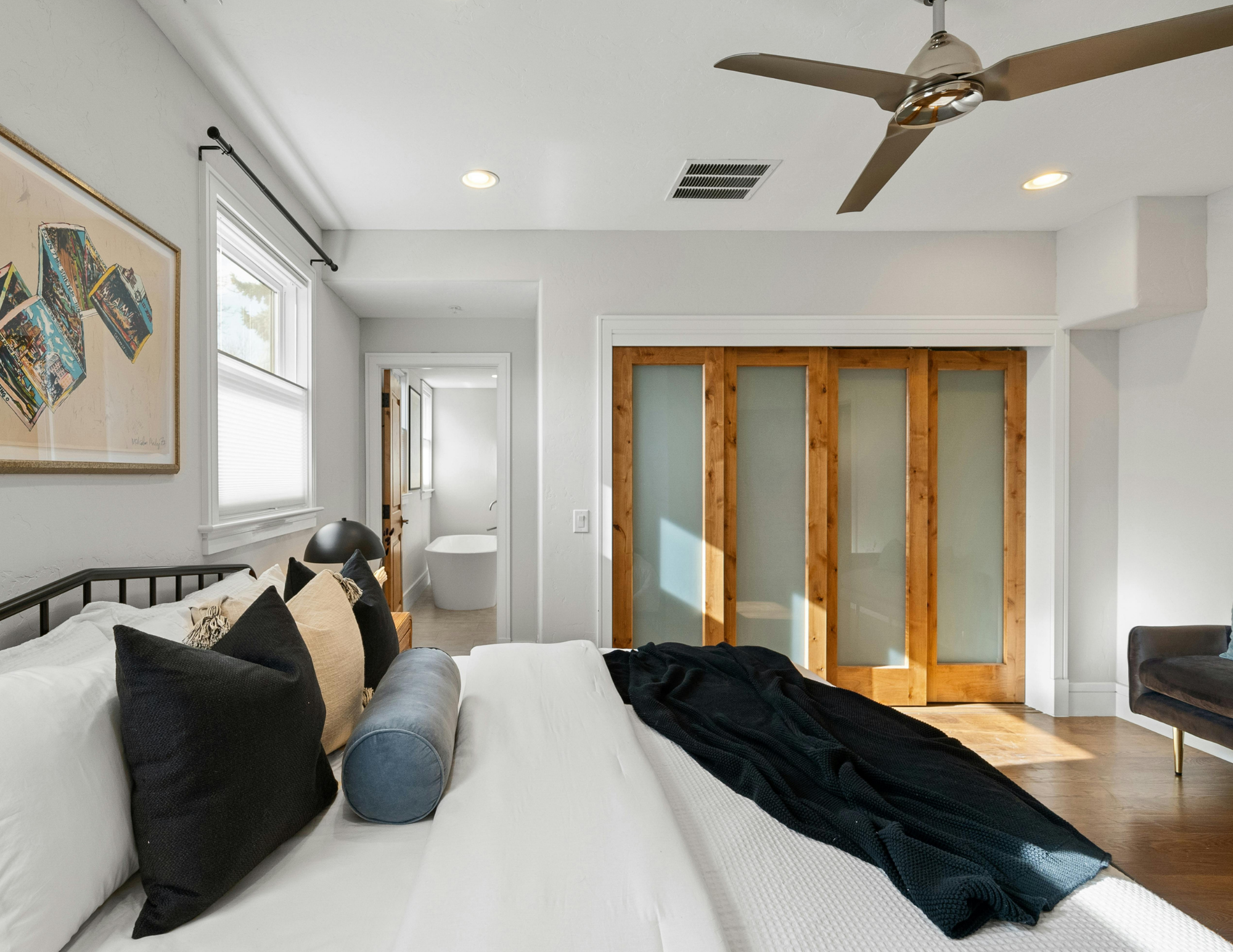 Ceiling fan installation