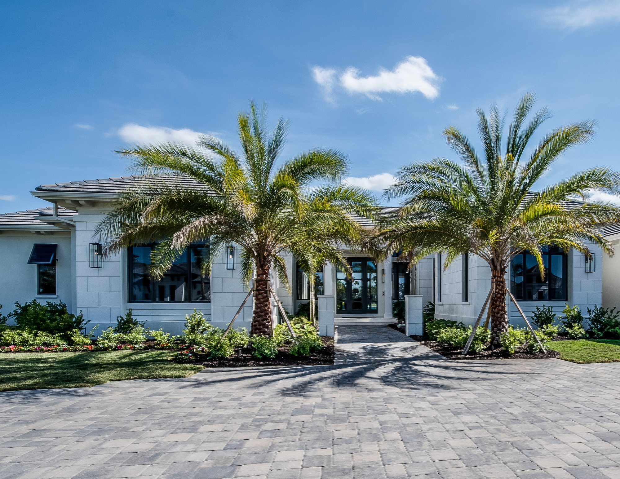 South Florida new construction home and grounds