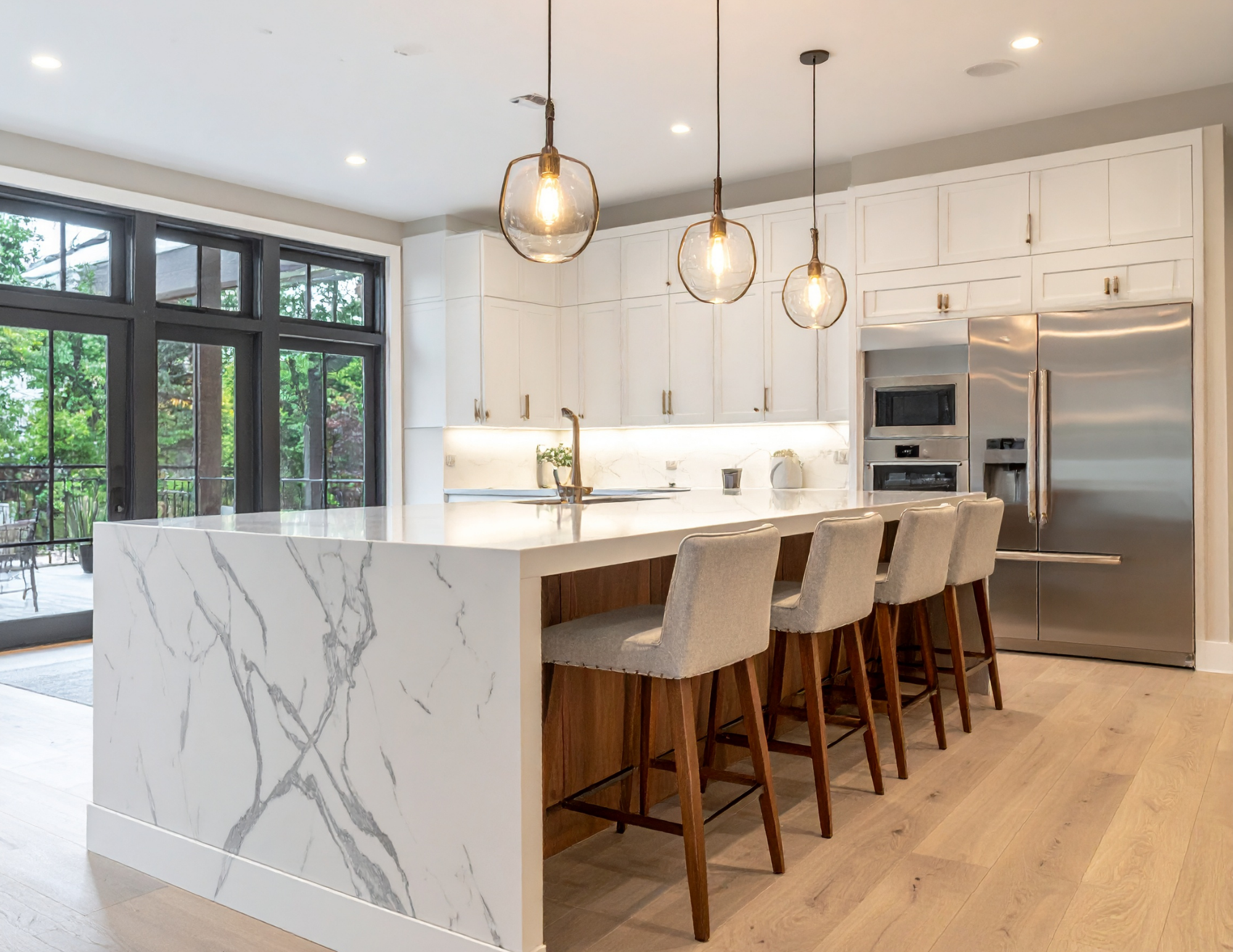 Kitchen pendant lighting
