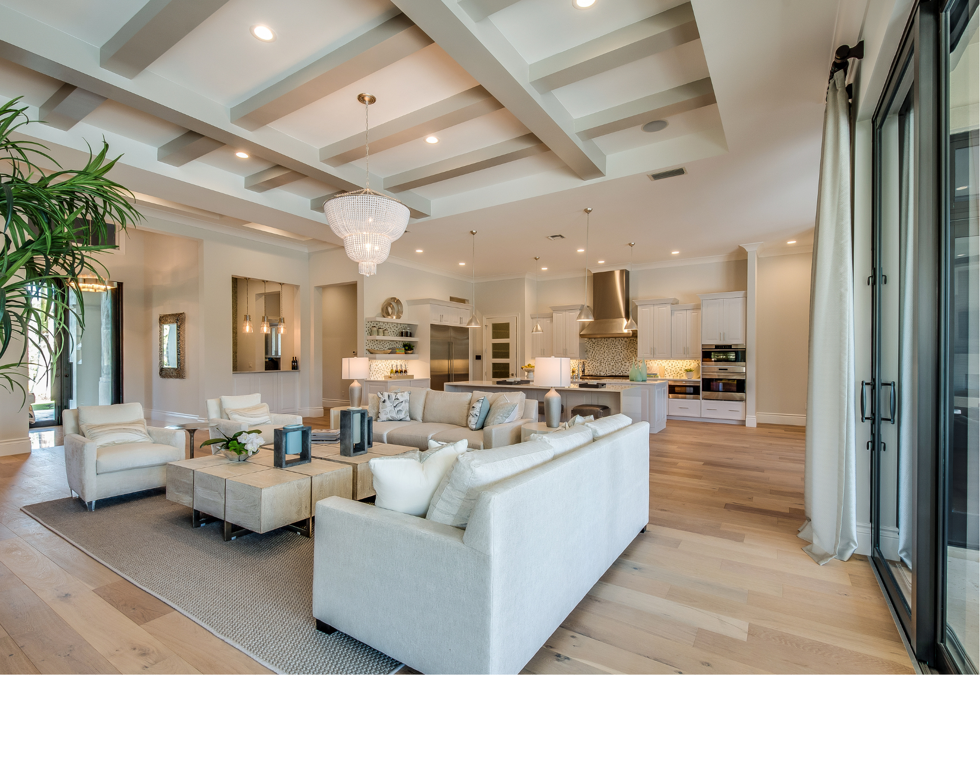 Luxury South Florida living room
