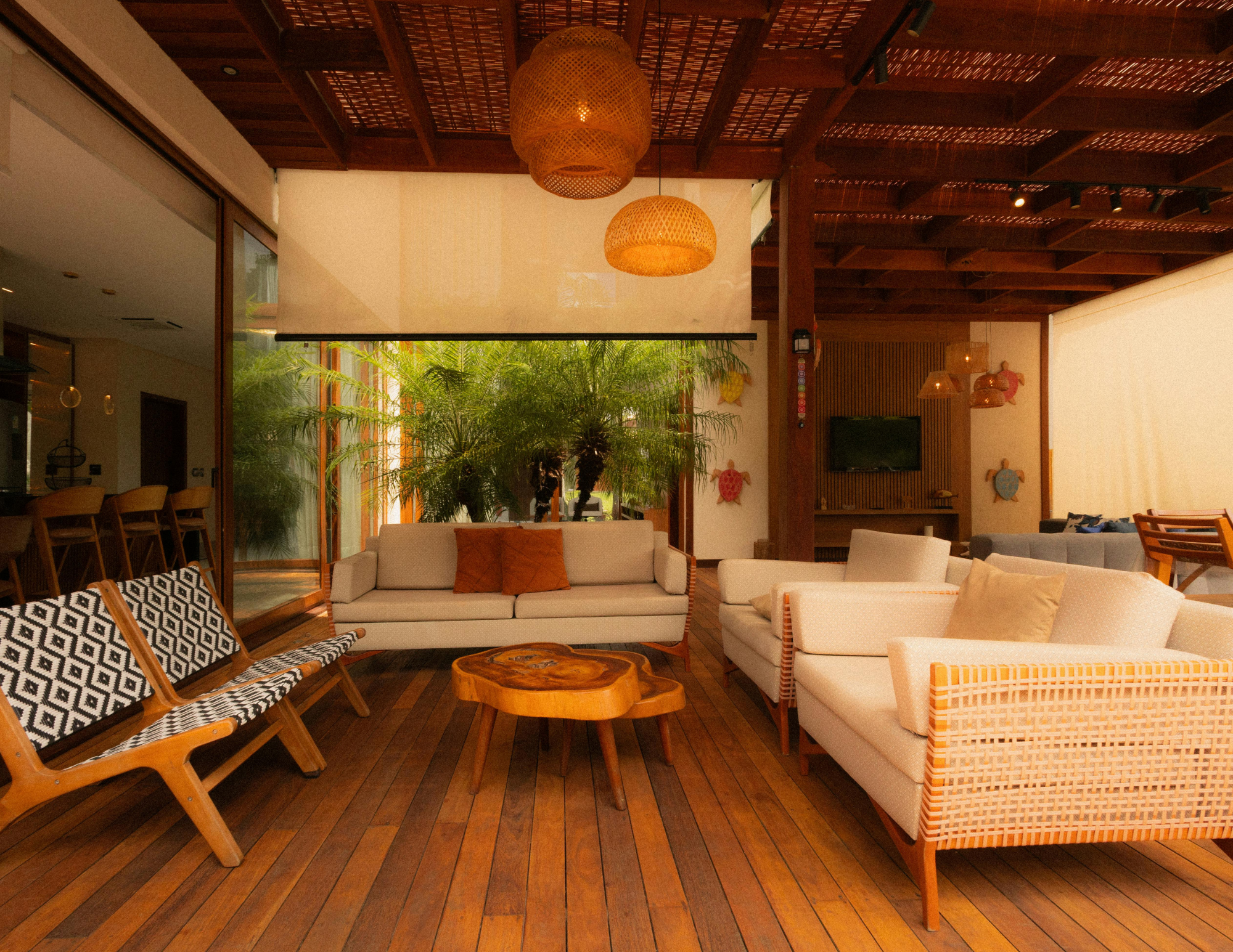 Outdoor furniture setup and assembly